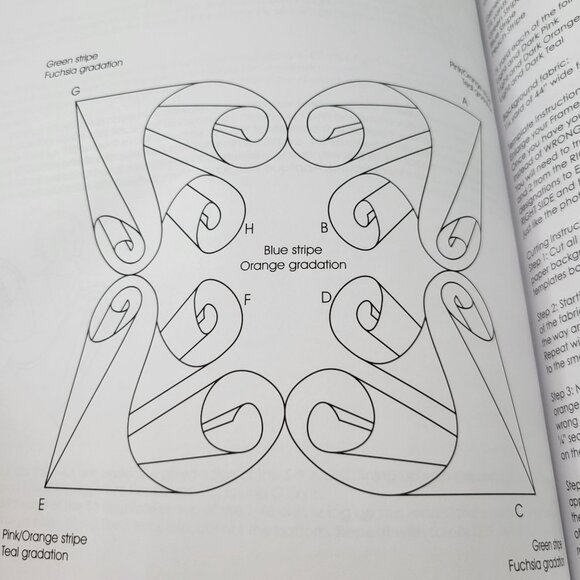 3-D Explosion Quilting Book Simply Fabulous Art Quilt Illusions Cara Gulati - Picture 6 of 9